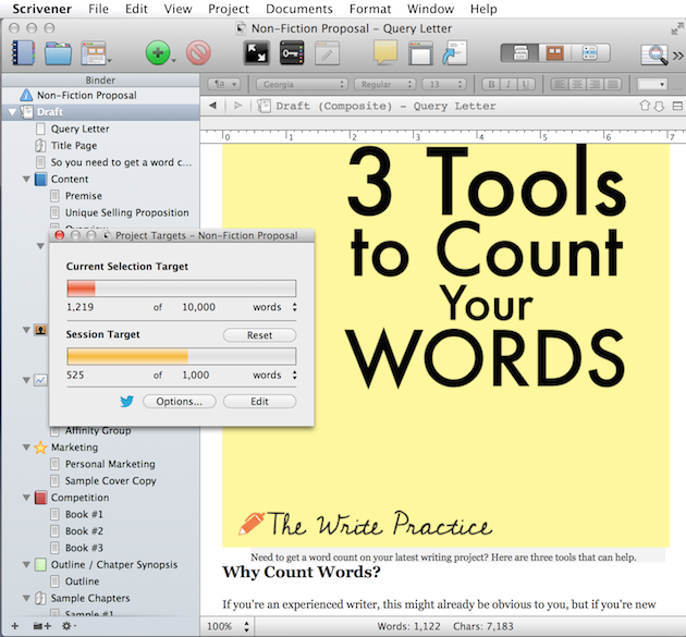 insert word count in word for mac